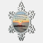 ORNEMENT FLOCON DE NEIGE JOHN 3:16 BRISER JOHN (Vue impression)