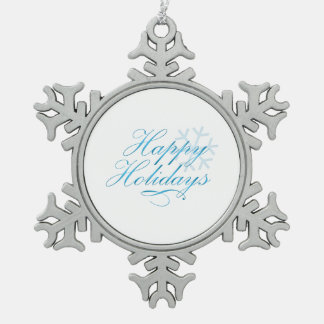 Ornement Flocon De Neige Joyeuses fêtes