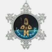 Ornement Flocon De Neige Joyeux Noё l - Chasseur inuit fragile (Devant)