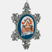 Ornement Flocon De Neige Joyeux Noël (Gauche)