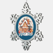 Ornement Flocon De Neige Joyeux Noël (Vue impression)