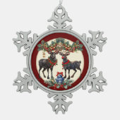 Ornement Flocon De Neige Joyeux Noël (Devant)