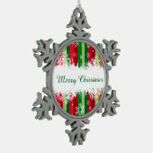 Ornement Flocon De Neige Joyeux Noël (Gauche)