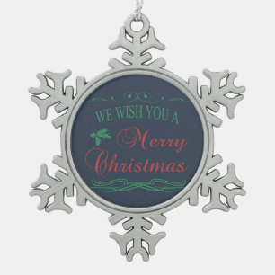 Ornement Flocon De Neige Joyeux Noël