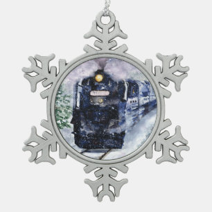 Ornement Flocon De Neige Joyeux Noël de l'Express du Nord