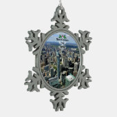 Ornement Flocon De Neige Joyeux Noël de Toronto, (Gauche)