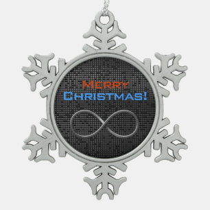 Ornement Flocon De Neige Joyeux Noël! - Noël infini