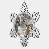 Ornement Flocon De Neige Jungle primitive Imprimer Noël (Vue impression)