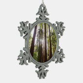 Ornement Flocon De Neige Jusqu'aux séquoias du matin (Gauche)