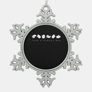 Ornement Flocon De Neige Just Little Boo Créatif Regard Décontracté