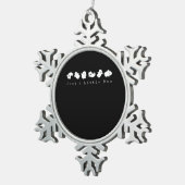 Ornement Flocon De Neige Just Little Boo Creative Casual Look (Vue impression)