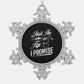 Ornement Flocon De Neige Juste Le Conseil Tatouage Artiste Drôle Tatouiste (Devant)