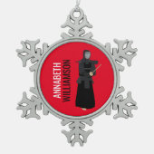 Ornement Flocon De Neige Kendo (Devant)