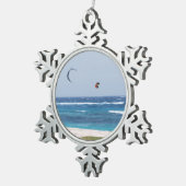 Ornement Flocon De Neige Kitesurf (Vue impression)