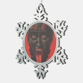 Ornement Flocon De Neige Krampus (Vue impression)