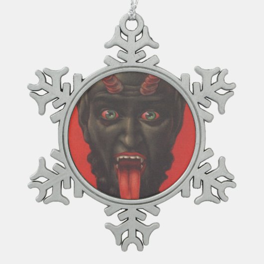 Ornement Flocon De Neige Krampus (Devant)