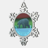 Ornement Flocon De Neige Kuvianak Innovia - Ours polaire (Vue impression)