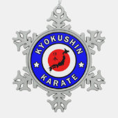 Ornement Flocon De Neige Kyokushin Karate (Devant)
