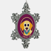 Ornement Flocon De Neige La BO le chien (Gauche)