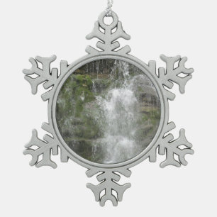 Ornement Flocon De Neige La cascade de La Chute dans le parc national Foril