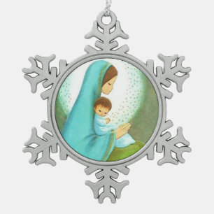 Ornement Flocon De Neige La plupart de belle moitié du siècle vintage