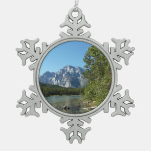 Ornement Flocon De Neige Lac Leigh au Parc national de Grand Teton