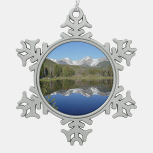 Ornement Flocon De Neige Lac Sprague I dans le parc national de Rocky Mount