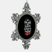 Ornement Flocon De Neige Laisser comme amis (Gauche)