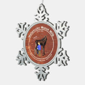 Ornement Flocon De Neige Lait d'orignal Matanuska (Vue impression)