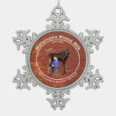 Ornement Flocon De Neige Lait d'orignal Matanuska (Devant)