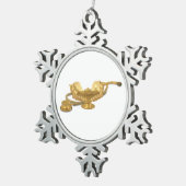 Ornement Flocon De Neige Lampe de soins (Vue impression)