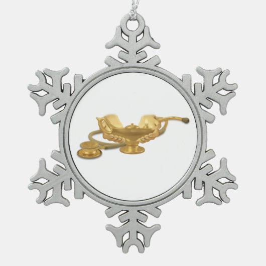 Ornement Flocon De Neige Lampe de soins (Devant)