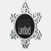 Ornement Flocon De Neige Landlord Extraordinaire (Vue impression)