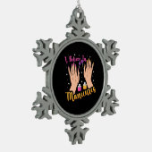 Ornement Flocon De Neige L'Artiste Du Clou Croit Aux Manucures (Gauche)