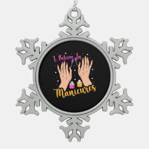 Ornement Flocon De Neige L'Artiste Du Clou Croit Aux Manucures