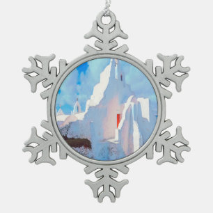 Ornement Flocon De Neige ldp MYKONOS - église caractéristique -