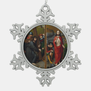 Ornement Flocon De Neige Le Christ portant la croix