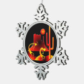 Ornement Flocon De Neige Le désert Kokopelli (Vue impression)