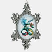 Ornement Flocon De Neige Le dragon de pierre de naissance de décembre : Tur (Gauche)