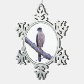 Ornement Flocon De Neige Le faucon du tonnelier (Vue impression)