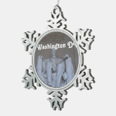 Ornement Flocon De Neige Le Lincoln Memorial (Vue impression)
