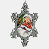 Ornement Flocon De Neige Le père noël de ondulation (Gauche)