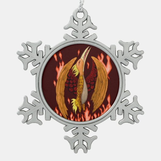 Ornement Flocon De Neige Le Phénix (Devant)