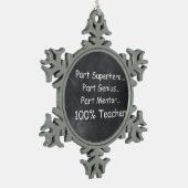 Ornement Flocon De Neige Le Poison de Teacher (Gauche)