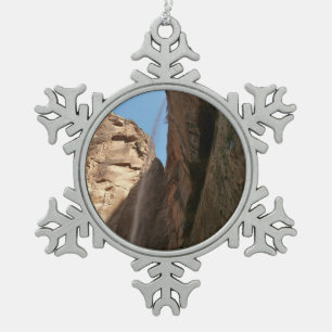 Ornement Flocon De Neige Le Rocher Pleureur de Zion à Zion National Park