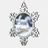 Ornement Flocon De Neige Légende des licornes (Vue impression)