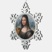 Ornement Flocon De Neige Leonardo da Vinci | Mona Lisa (Vue impression)