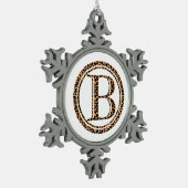 Ornement Flocon De Neige léopard B (Gauche)