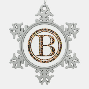 Ornement Flocon De Neige léopard B