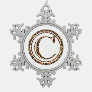 Ornement Flocon De Neige léopard C